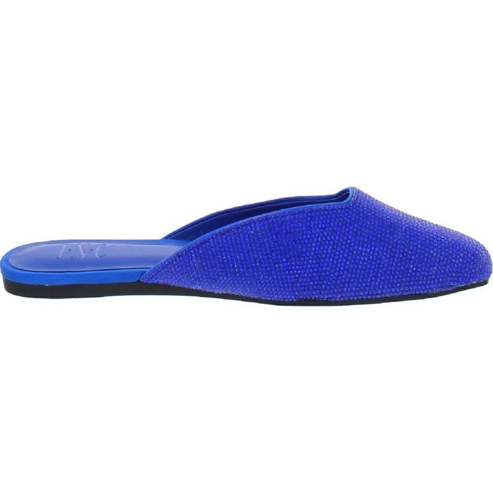 INC Womens Joslyn  Blue Crystal Backless Square Toe Mules Shoes NWT - Picture 3 of 3